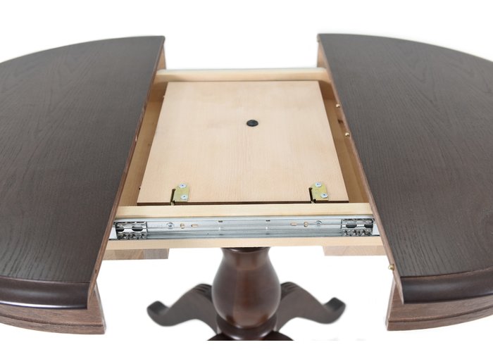 стол «Фабрицио-1 Круг» (D82, Тон 7 - Орех тёмный), фото #DSC_6677