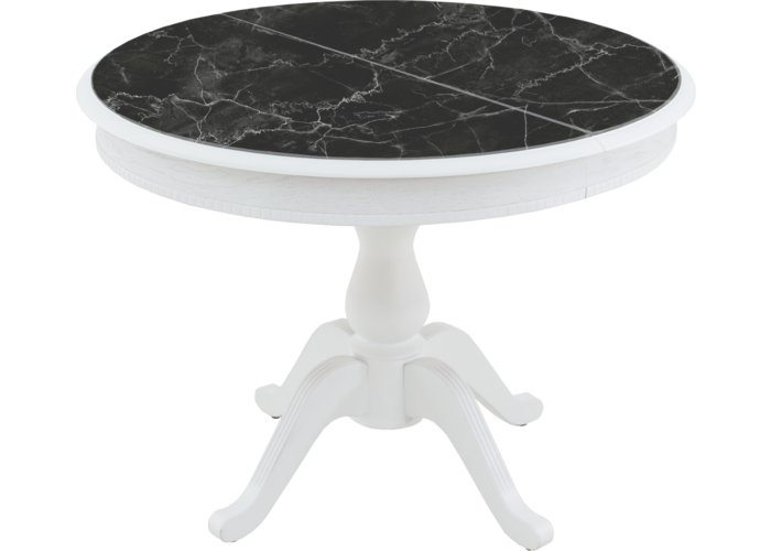 Обеденный стол «Фабрицио-1 Круг Glass Фотопечать» (Мрамор), фото #Фабрицио -1 Круг Glass (Мрамор 9)