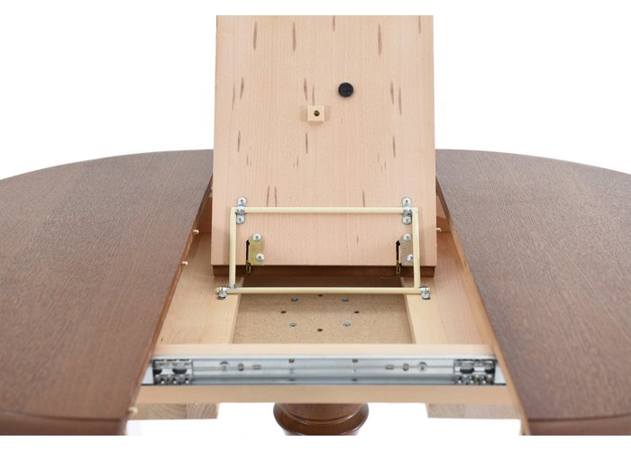 Обеденный стол «Фабрицио-1 Круг» (D82, Тон 4 - Коньяк), фото #DSC_8150