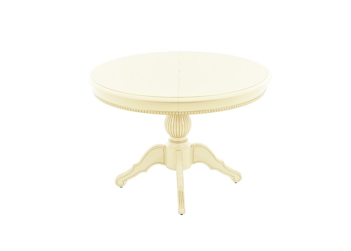 стол «Рафаэль Круг» (Тон 9 - Слоновая кость + золото), фото #DSC_2209