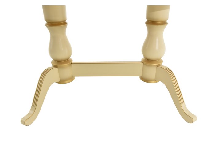 Обеденный стол «Фабрицио-2 Овал» (Тон 10 - Слоновая кость + золото), фото #DSC_2379