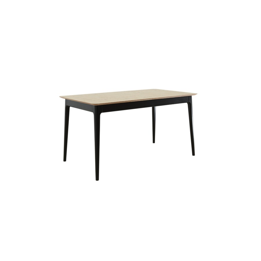 Обеденный стол «Плей», шпон дуба, эмаль чёрная, фото #DSC_1666