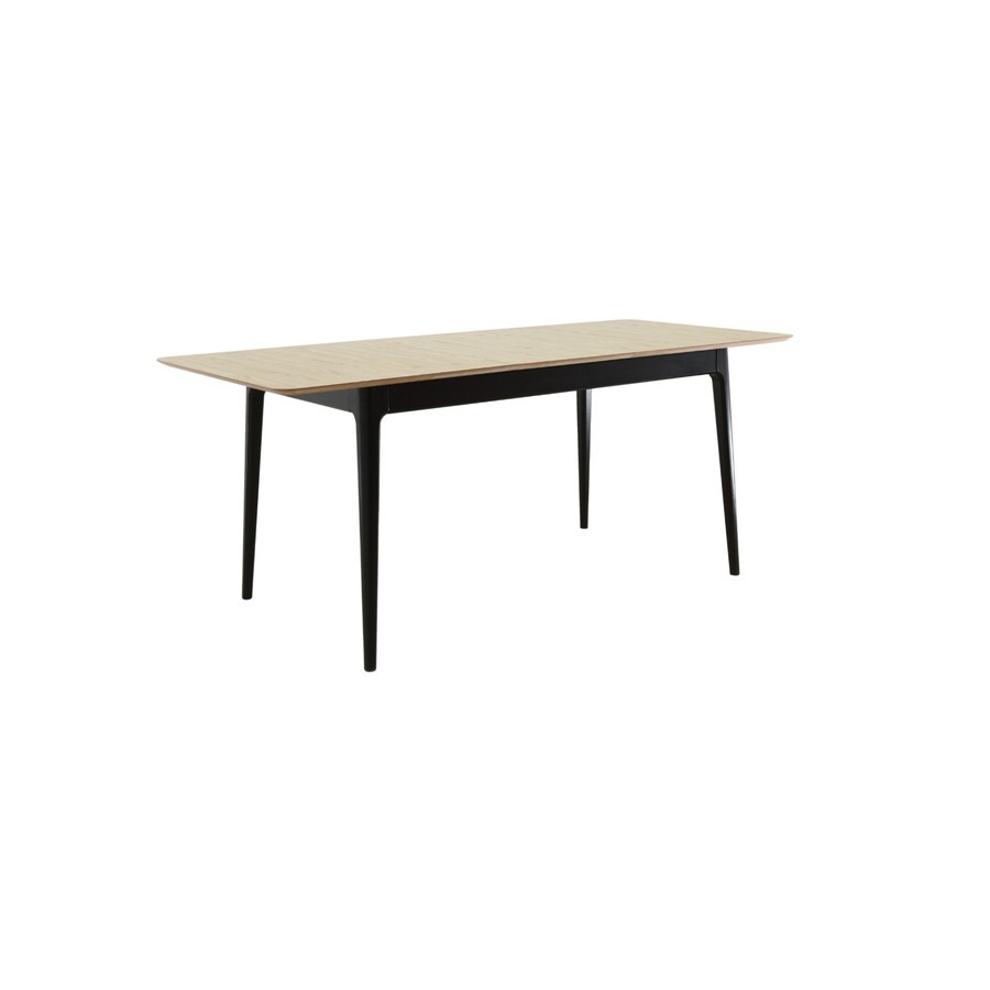 Обеденный стол «Плей», шпон дуба, эмаль чёрная, фото #DSC_1670