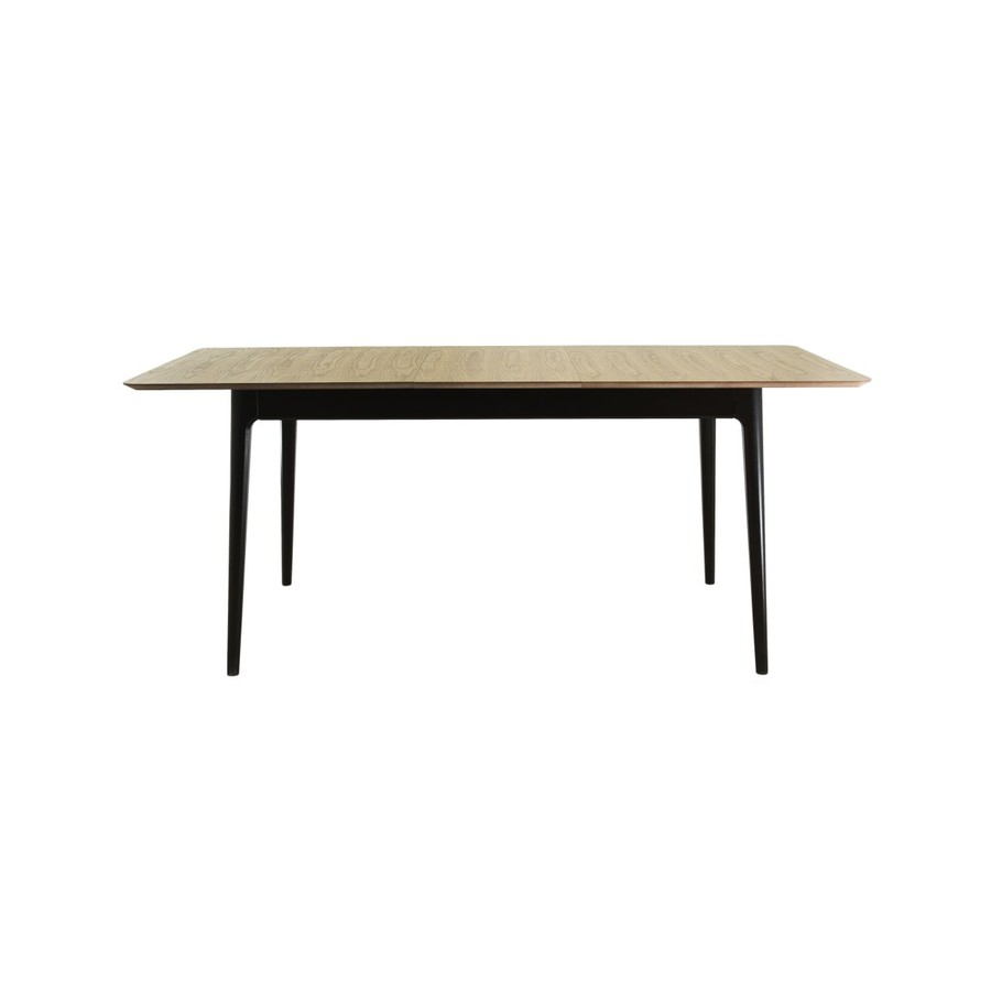 Обеденный стол «Плей», шпон дуба, эмаль чёрная, фото #DSC_1673_1