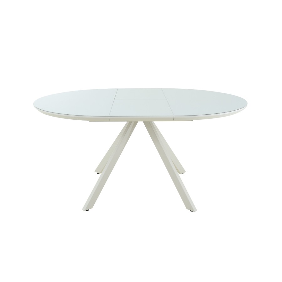 Обеденный стол Лондон, стекло Opti белое, фото #DSC_7564