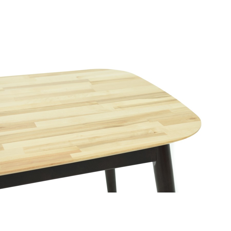 Обеденный стол «Крит» (Тон 100 / опоры и подстолье Черная эмаль), фото #DSC_3997