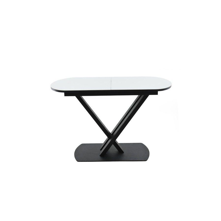 Обеденный стол «Чикаго», Стекло Opti белое, 120(151.5)х80 см, фото #DSC_6776