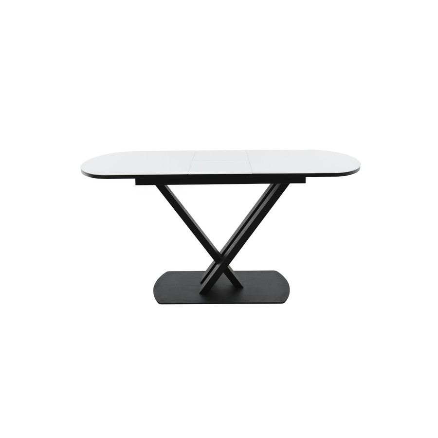 Обеденный стол «Чикаго», Стекло Opti белое, 120(151.5)х80 см, фото #DSC_6797
