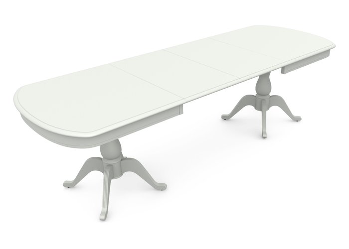 Обеденный стол «Фабрицио-2М» без проножки, фото #Фабрицио - 2 исп. Мыло большой 2 вставки (Тон 9)