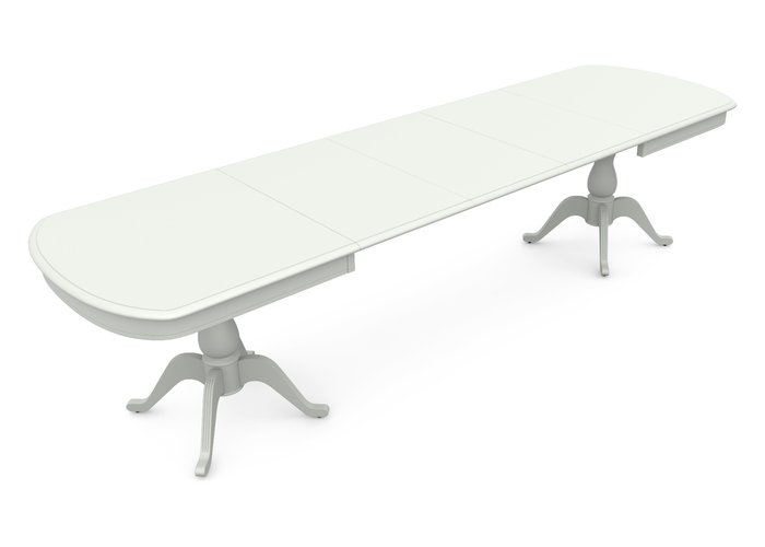 Обеденный стол «Фабрицио-2М» без проножки, фото #Фабрицио - 2 исп. Мыло большой 3 вставки (Тон 9)
