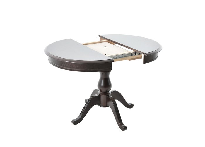 Обеденный стол «Фабрицио-1 Круг» (D82, Тон 8 - Венге натуральный), фото #DSC_0088