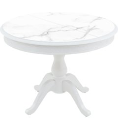  Обеденный стол «Фабрицио-1 Круг Glass» (Фотопечать)