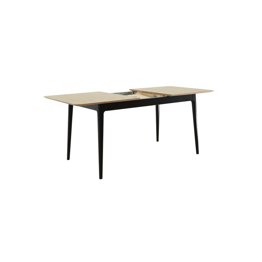 Обеденный стол «Плей», шпон дуба, эмаль чёрная, фото #DSC_1669