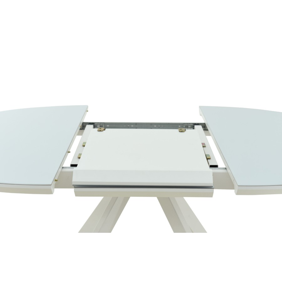Обеденный стол «Лондон», стекло Opti белое, фото #DSC_7567