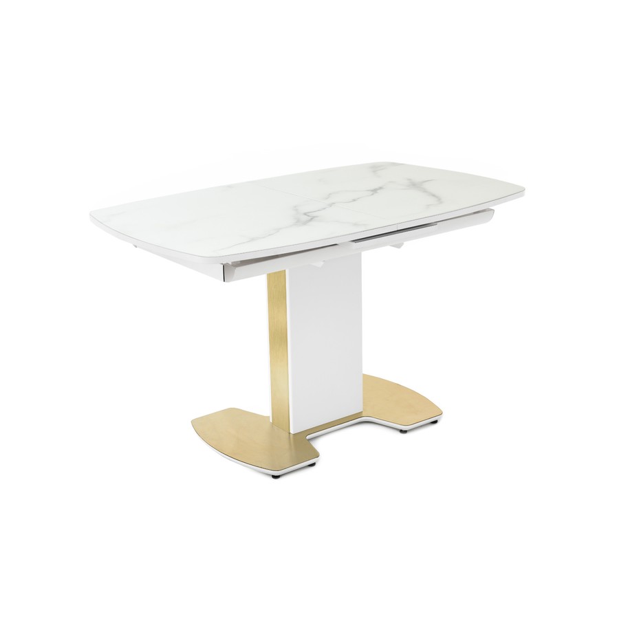 стол «Санторини Gold ПМ» (Керамика Greys White), фото #Санторини Gold