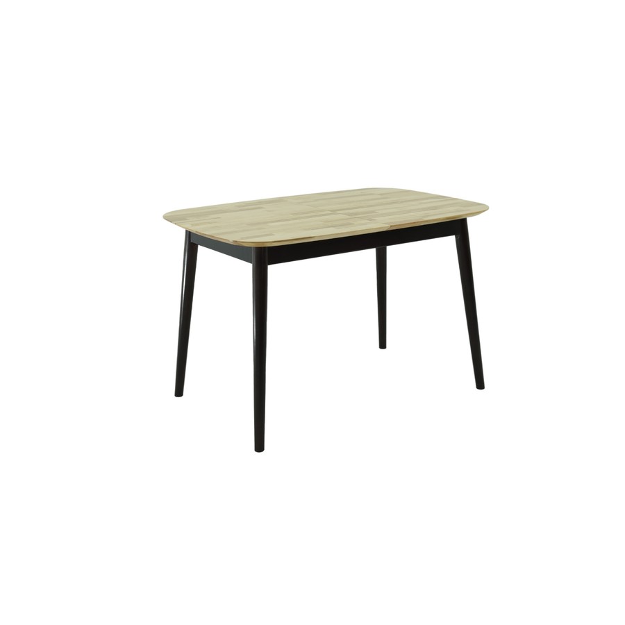 Обеденный стол «Крит» (Тон 100 / опоры и подстолье Черная эмаль), фото #DSC_3981
